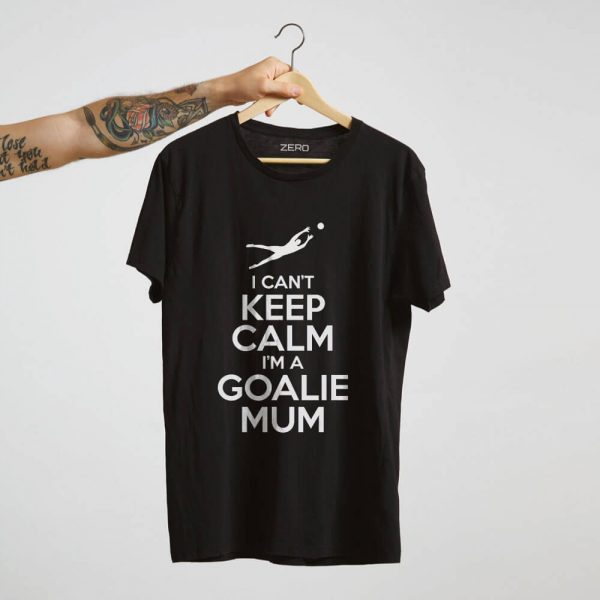 T-shirt bramkarski z nadrukiem GOALIE MUM