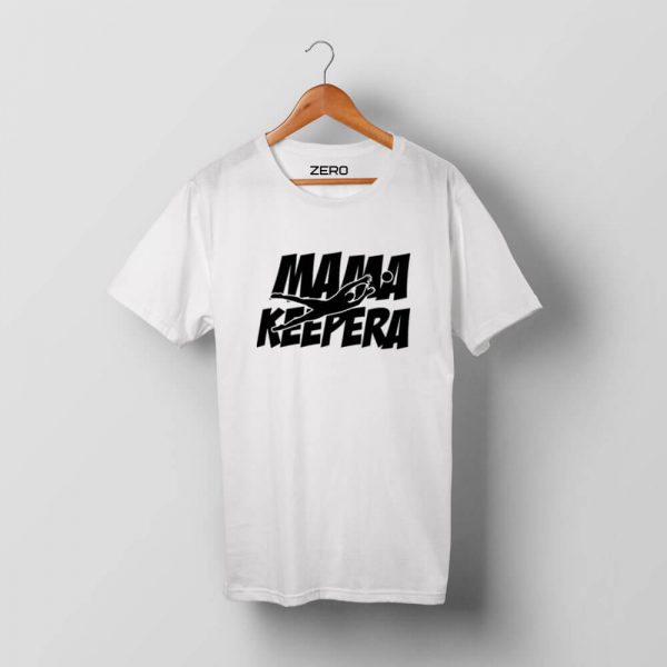 T-shirt z nadrukiem MAMA KEEPERA